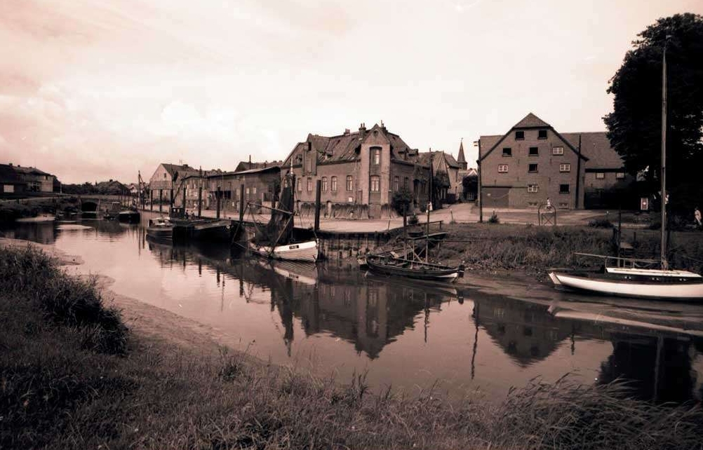 Historisches Photo des Freiburger Hafens